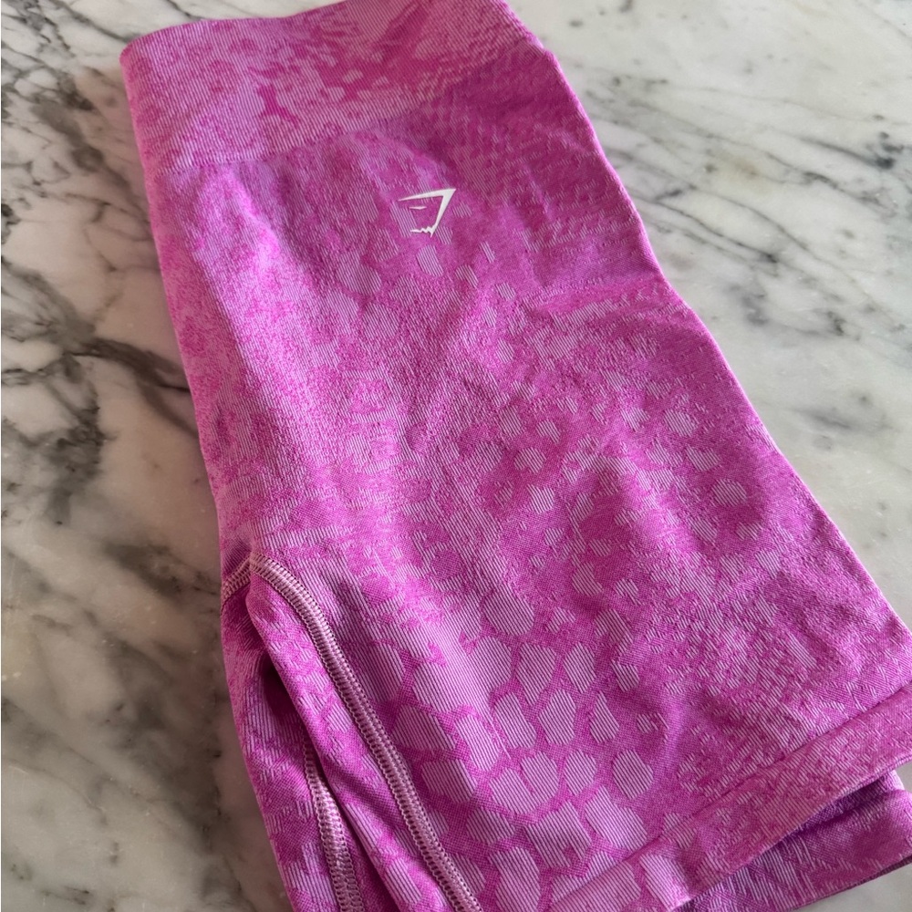 Gymshark x Whitney Adapt Animal Pink Gym Shorts